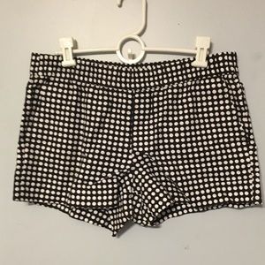 J CREW Polkadot Boardwalk Shorts Size 6